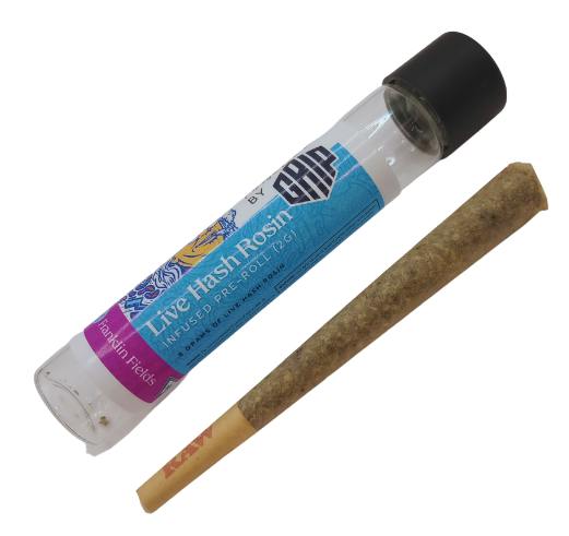 Franklin Fields Live Hash Rosin Infused Preroll 2g - Orange Skittlez