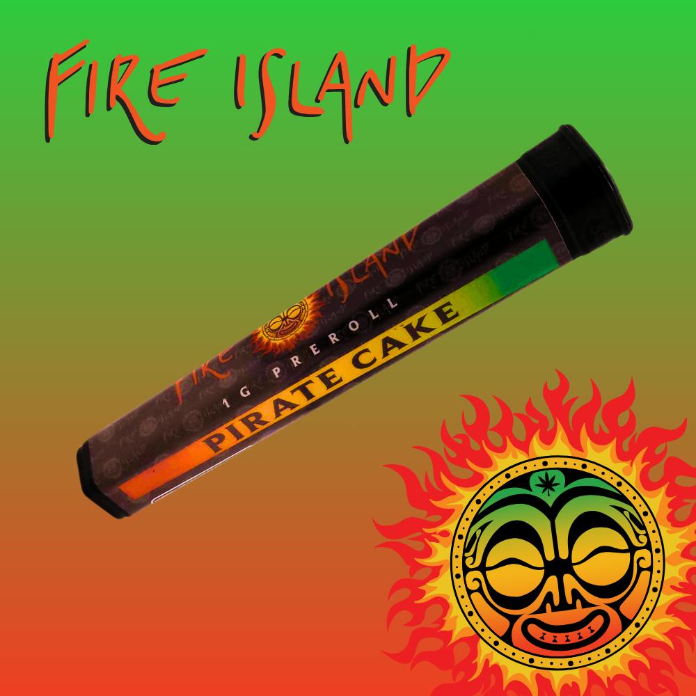 Pirate Cake 1g Fire Island Preroll