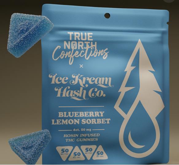 Blueberry Lemon Sorbet- Hash Rosin 4x50