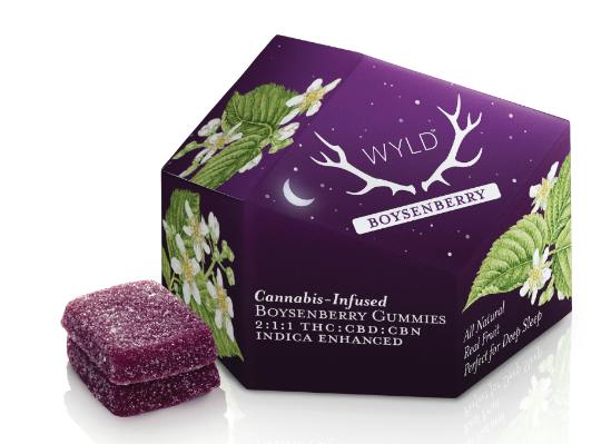 *HIGH DOSE*2:1:1THC:CBN:CBD Boysenberry Wyld