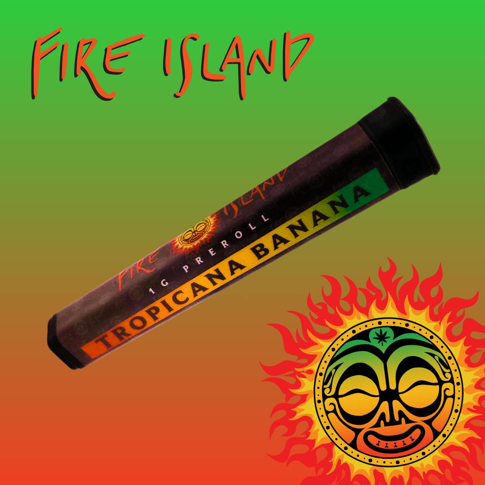 Tropicana Banana 1g Fire Island Preroll