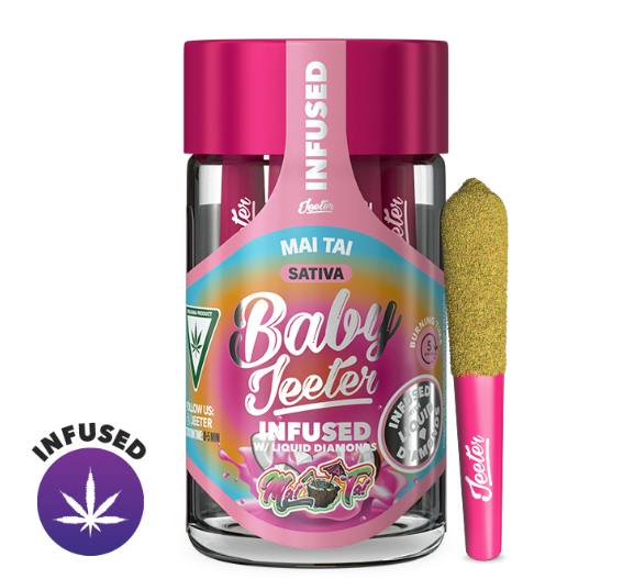 Mai Tai 0.5g-5pk Jeeters Infused Preroll