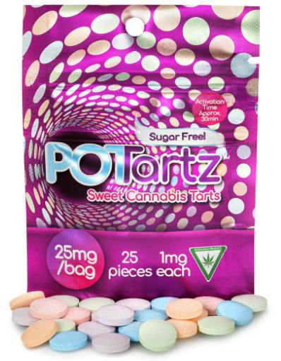 PoTartz 25mg - Sweet Cannabis Tarts at Fire Island Retail Store