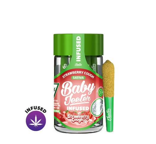 Strawberry Cough 0.5g-5pk Jeeters Infused Preroll