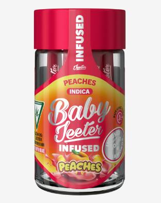 Peaches 0.5g-5pk Jeeters Infused Preroll