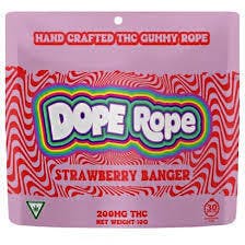 Wacky Watermelon Dope Rope Gummies