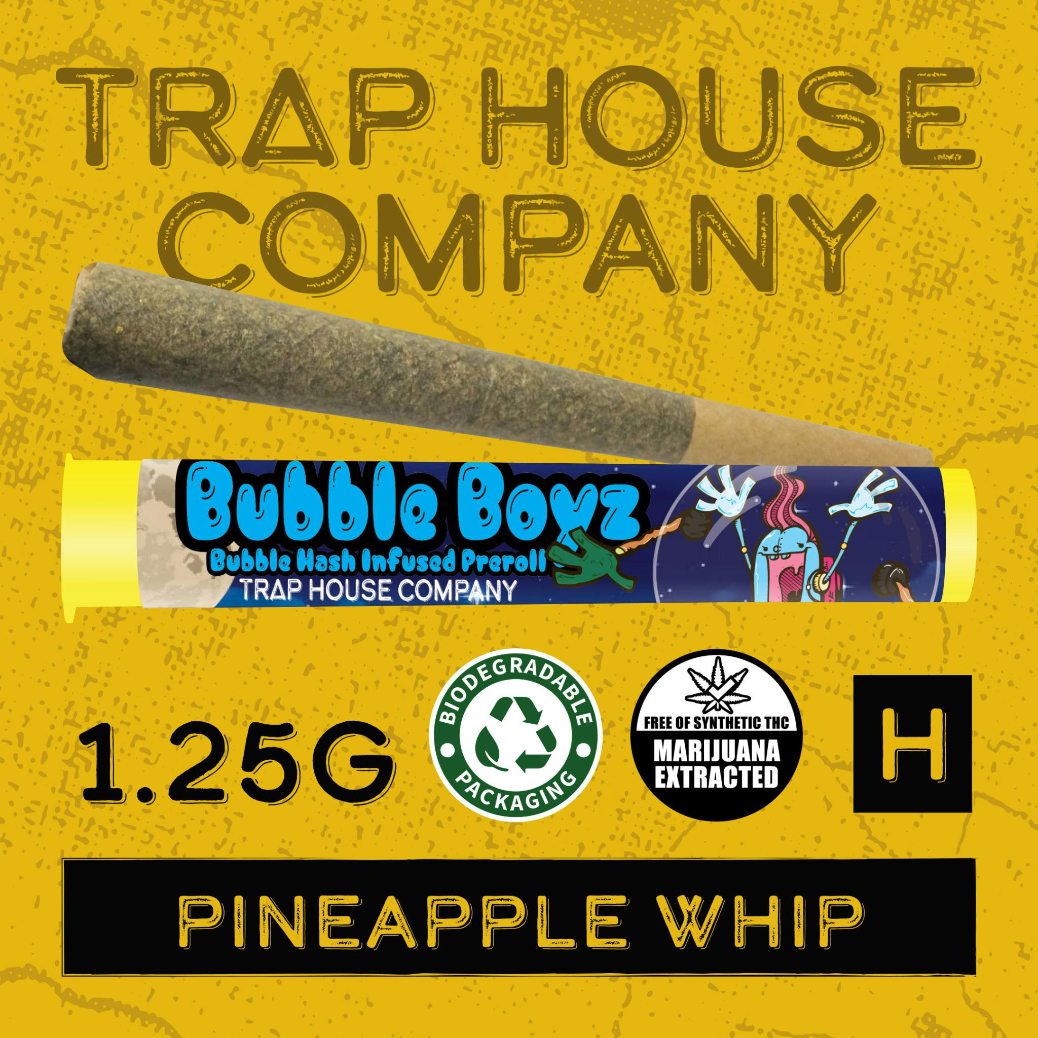 Pineapple Whip Bubble Hash Infused PR 1.25g (H)
