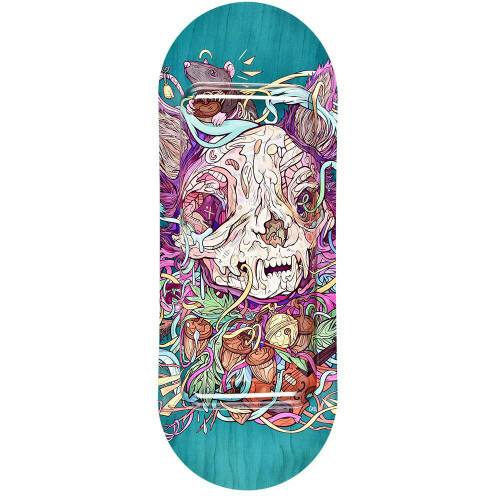 Large Rolling Tray | Skate Board Style | MrOw Purple | LuvBud
