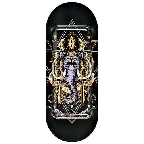 Large Rolling Tray | Skate Board Style | King Mammoth | LuvBud