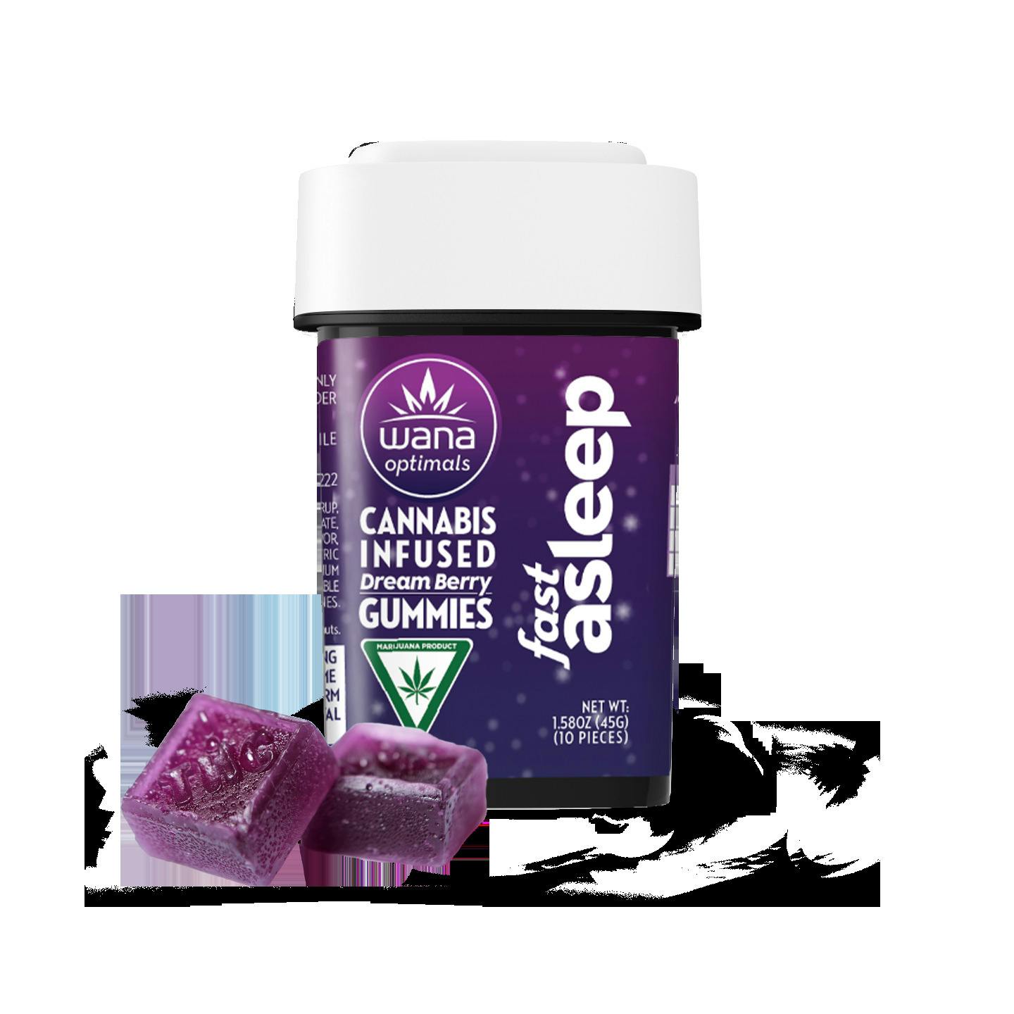 Wana Optimal | Fast Asleep Dream Berry | 200mg Gummies