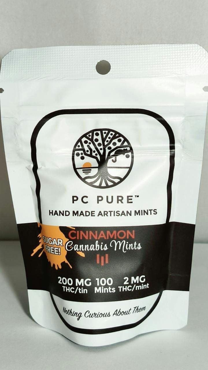 Pc Pure | Cinnamon Mints | 100pc/2mg THC Mint