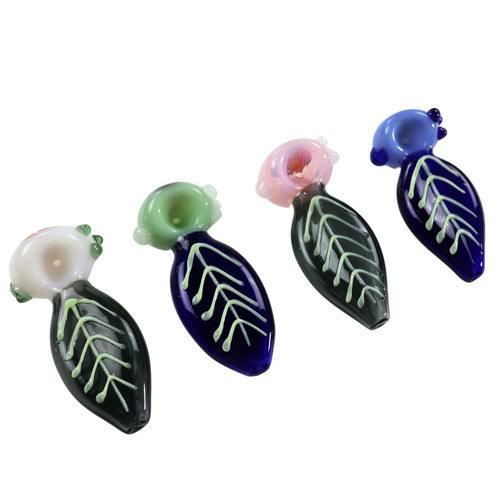SirEEL | 5" Wig Wag Leaf Hand Pipe | LuvBuds