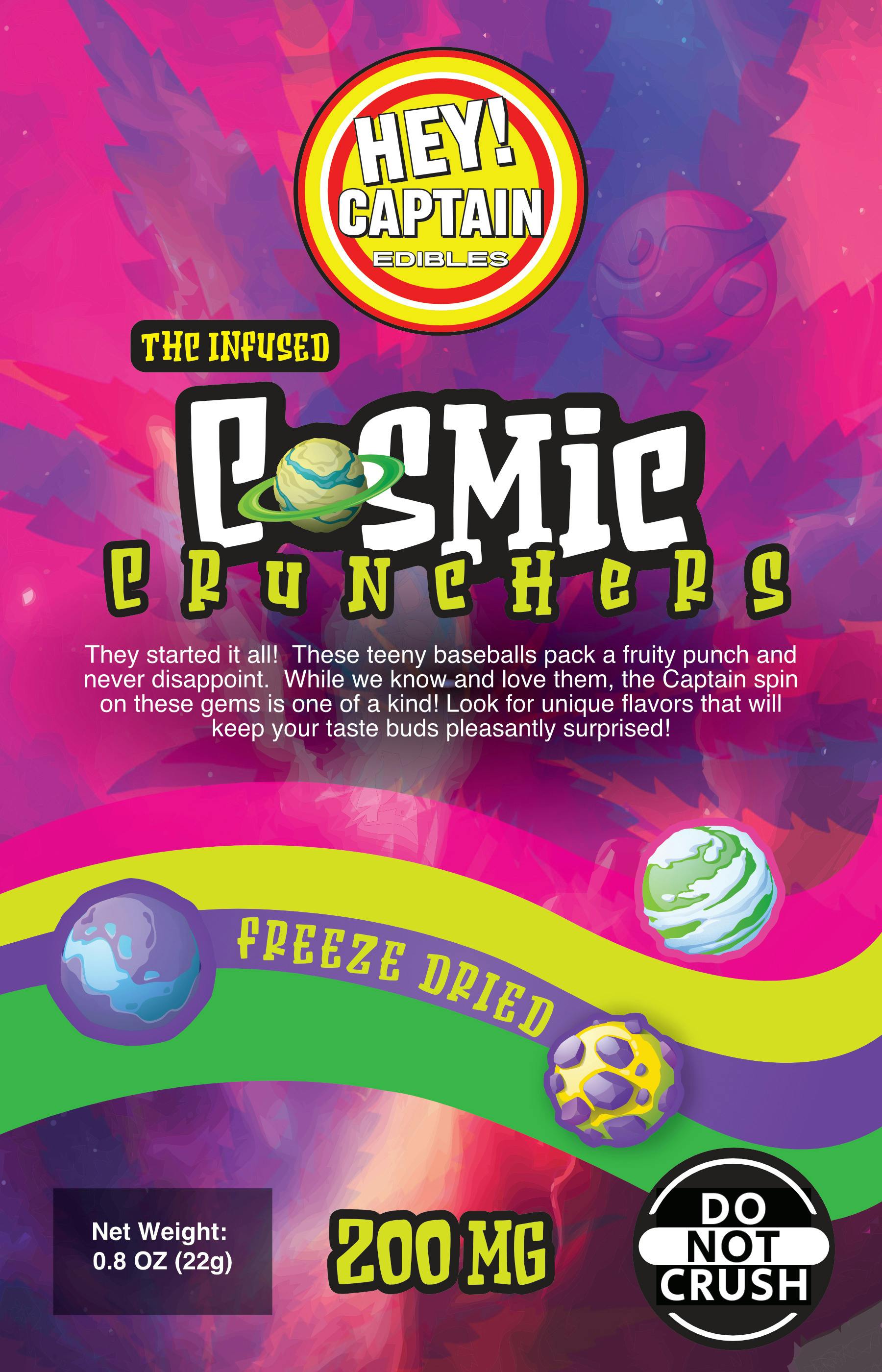 Hey Captain | Cosmic Crunchies | 200mg Freeze Dried Candy
