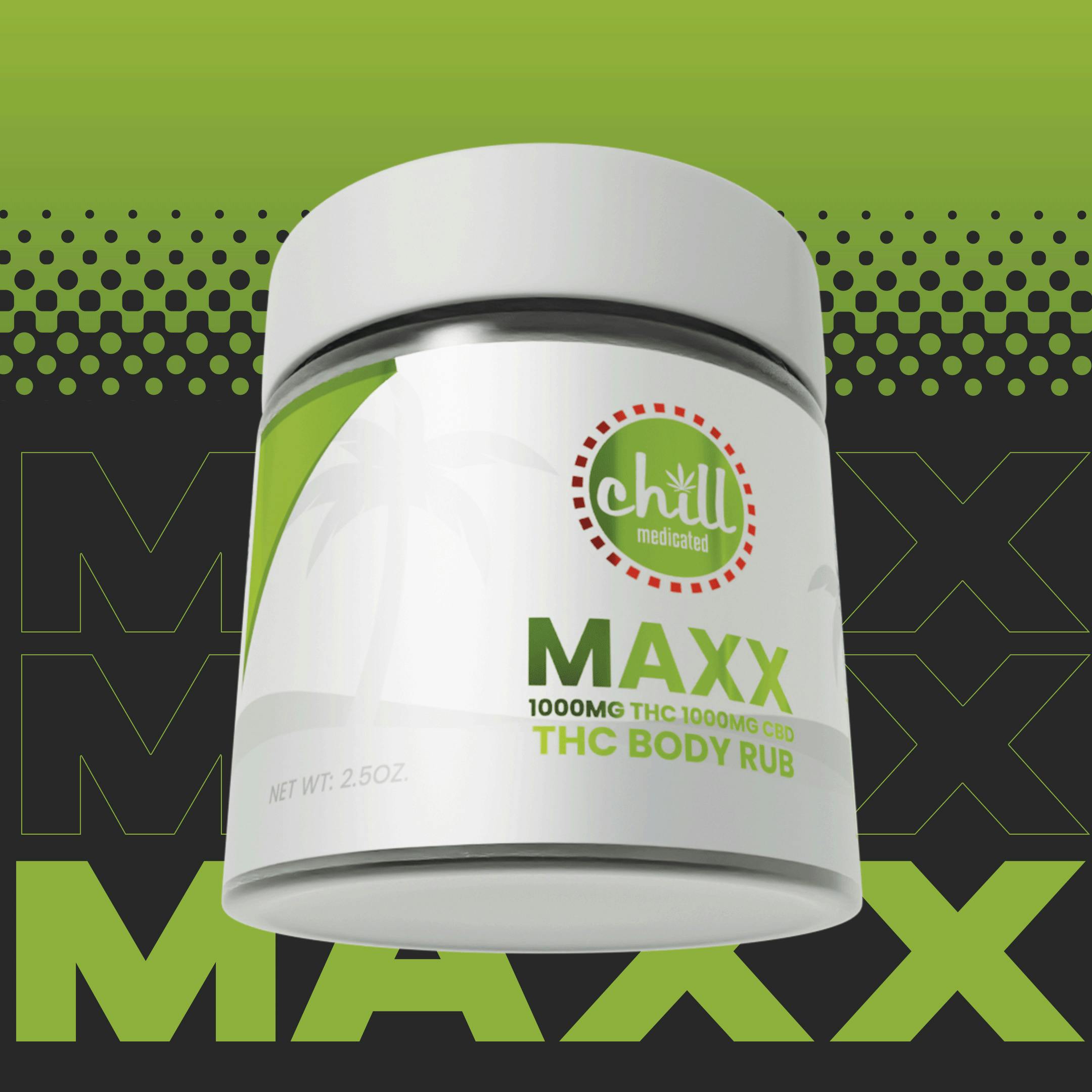 Chill | Unscented 1000:1000 | Maxx Medicated Body Rub