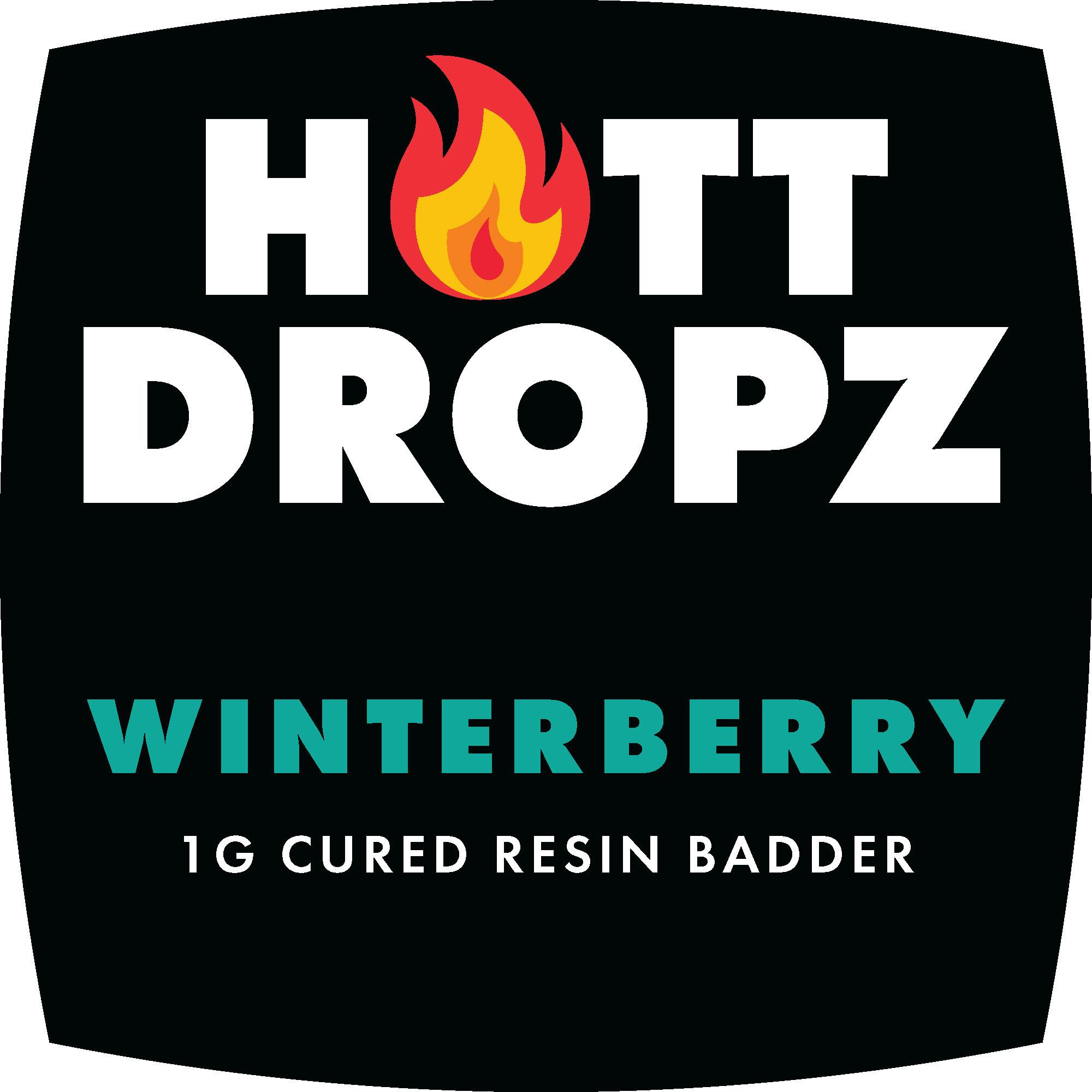 Hott Dropz | Winterberry | 1g Cured Resin Badder