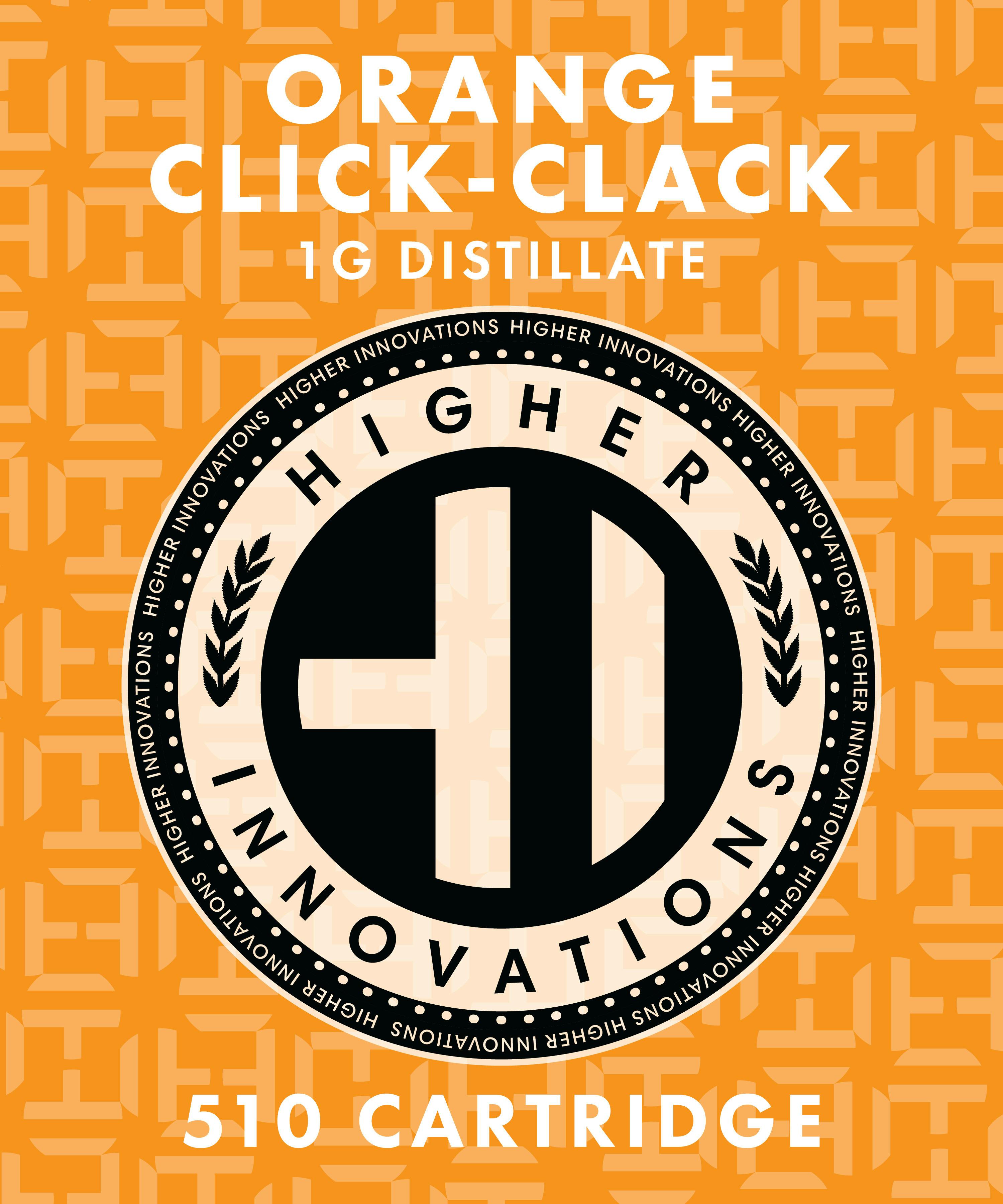 Higher Innovations | Orange Click-Clack | 1g 510 Cart