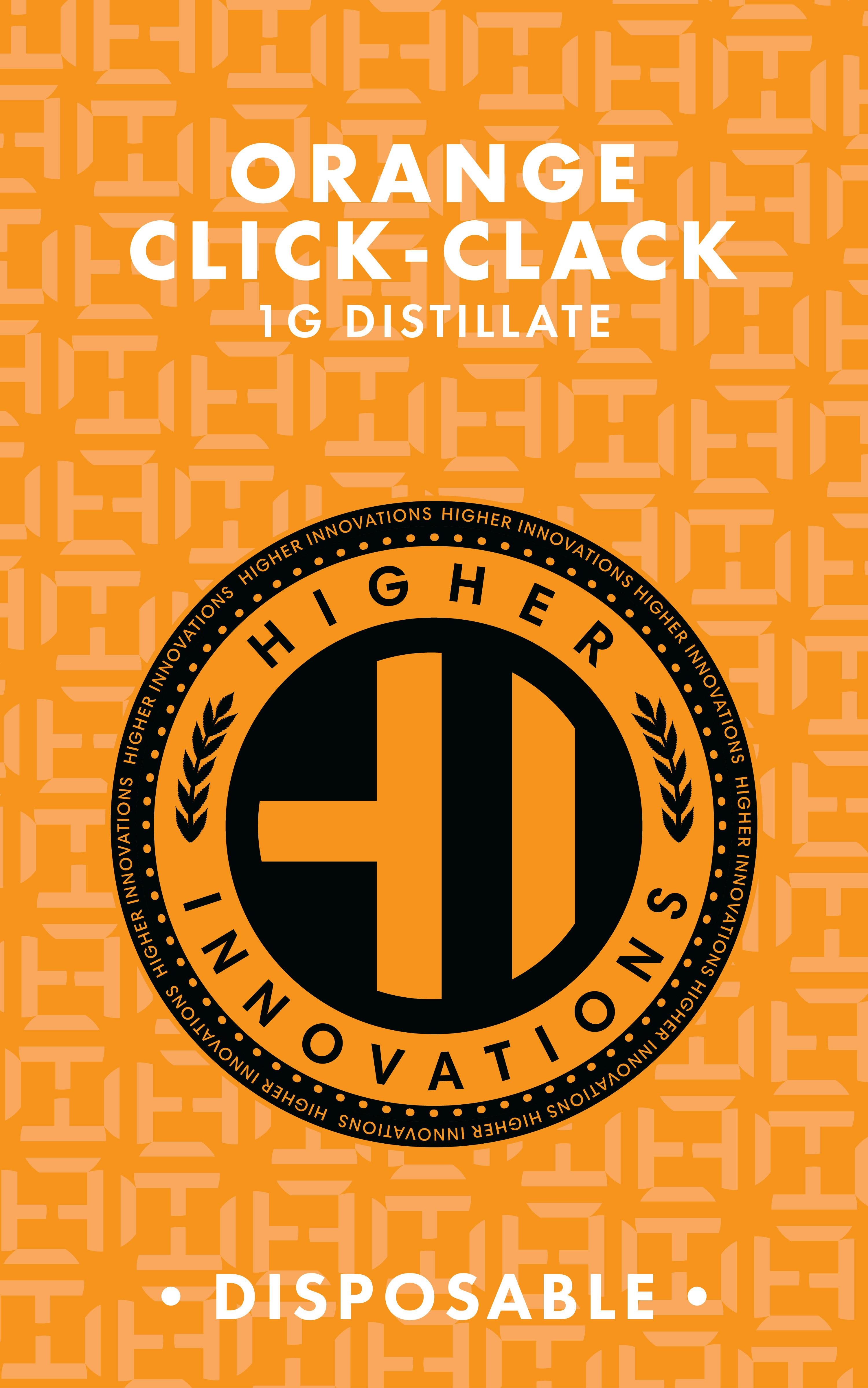 Higher Innovations | Orange Click-Clack | 1g Disposable Vape
