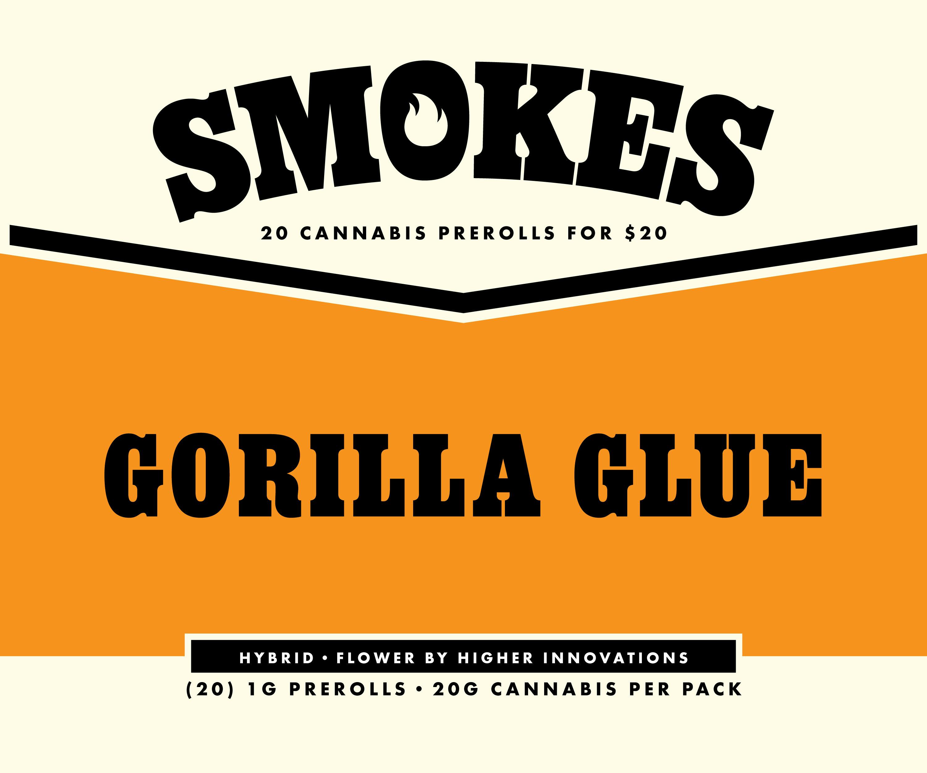 Smokes | GG #4 | 20pk/1g Non Infused Prerolls