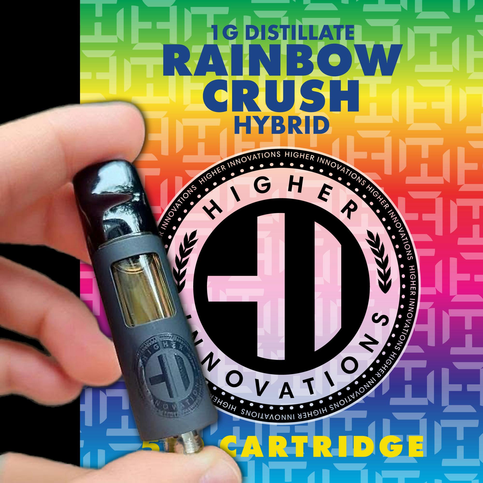 Higher Innovations | Rainbow Crush | 1g 510 Cart