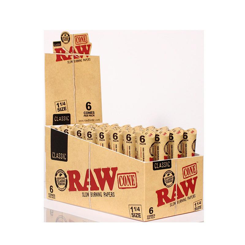 RAW - Classic 1 1/4" Cones - 6 pk