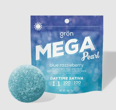 Blue Razzleberry Daytime Sativa 1:1 Mega Pearl