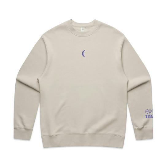Goodnight Embroidered Crew