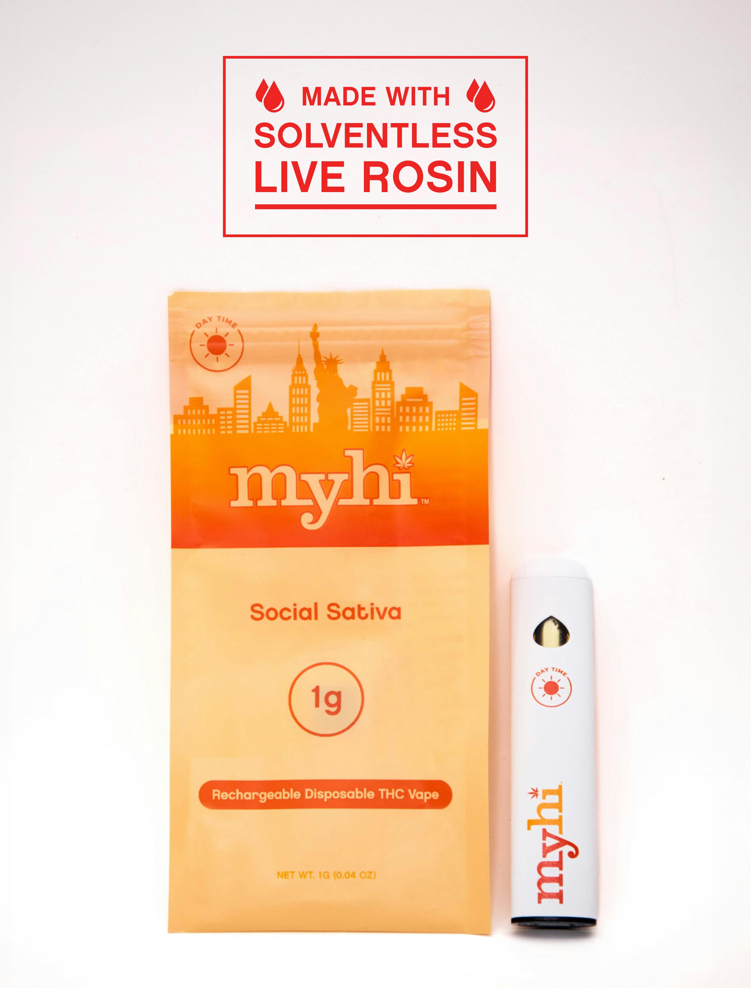 Social Sativa All In One Vape (1g)