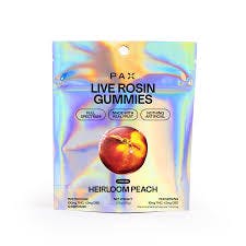Heirloom Peach Live Rosin Gummies (100mg)