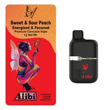 Sweet & Sour Peach AIO Vape (1g)