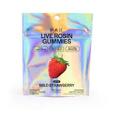 Wild Strawberry Live Rosin Gummies (100mg)