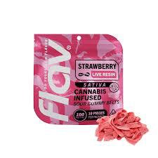Strawberry Mega Belt Gummies (100mg)