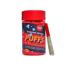 Strawberry Kush Diamond Infused Puffs 7 Pack (3.5g)