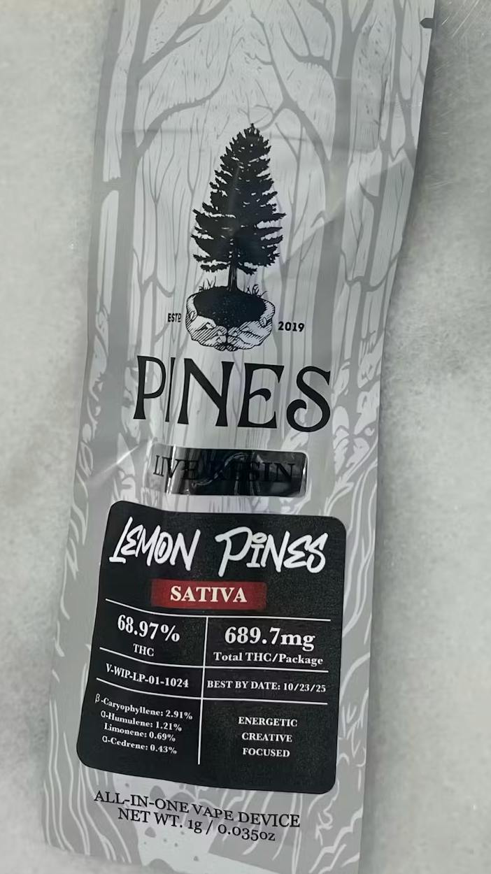 Live Resin Lemon Pines All In One
