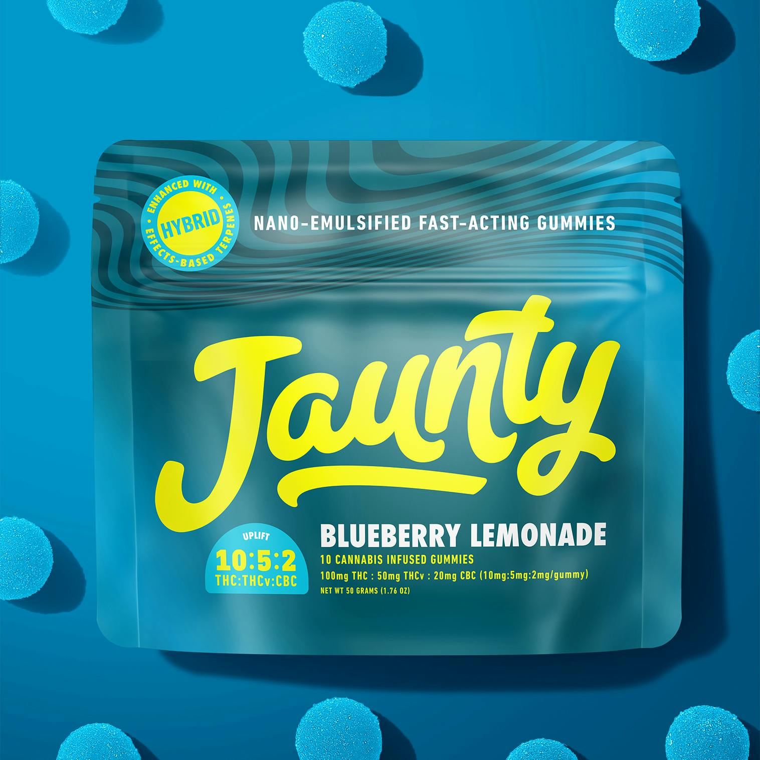 Blueberry Lemonade Gummies 2 Pack (10:5:2)