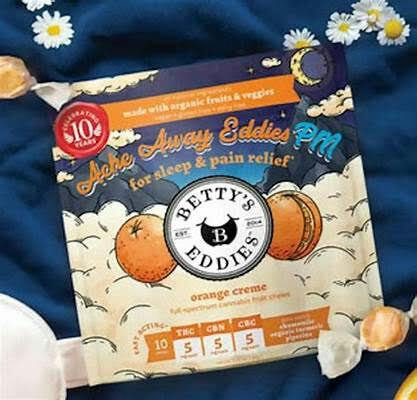 Orange Creme | Fruits Chews | Fast Acting | 50mg | 1:1:1 THC:CBN:CBC
