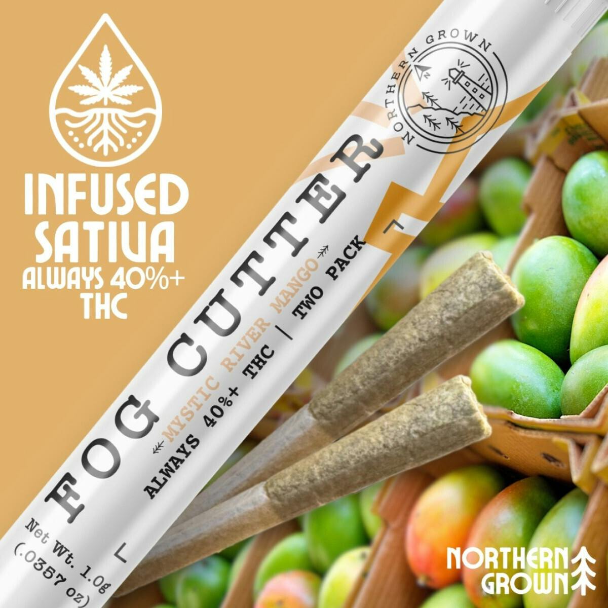 Mystic River Mango | 1g | 2pk | Infused Pre-Rolls