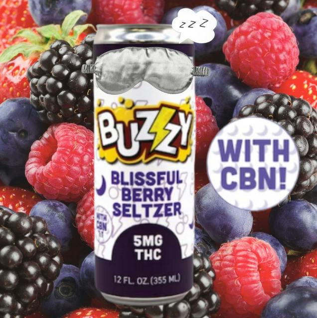 Blissful Berry Seltzer | 5mg | 1:1 THC:CBN | Indica