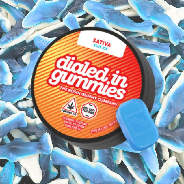 Blue Ice | Rosin Gummies | 100mg | Sativa