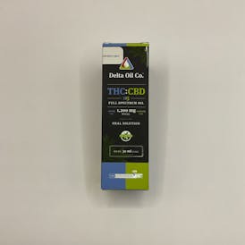 Delta Oil | 1:5 THC: CBD Tincture | 1200mg by Delta Oil Co.