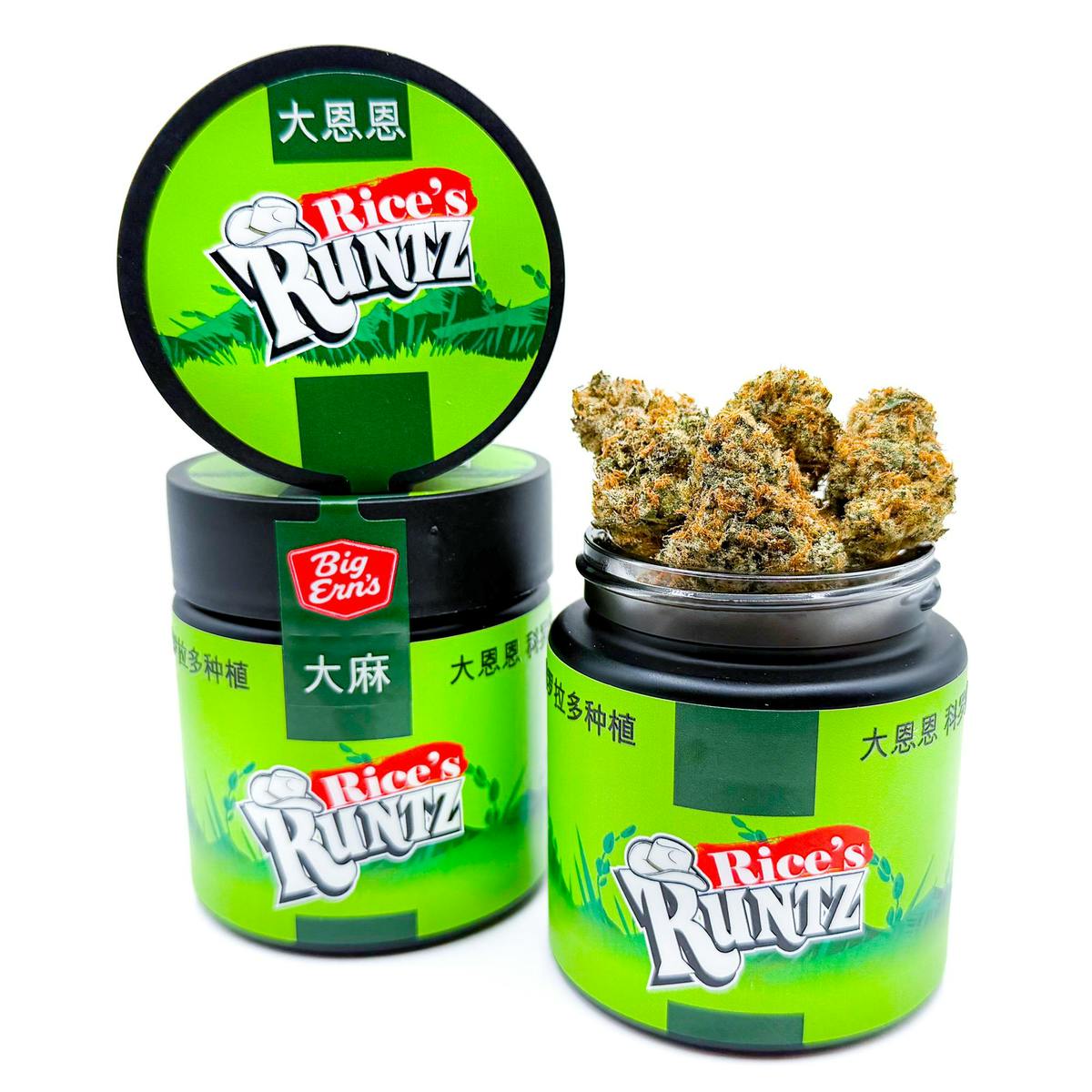Big Ern's - Rice's Runtz - Pre Packaged 1/8th - 3.5 grams