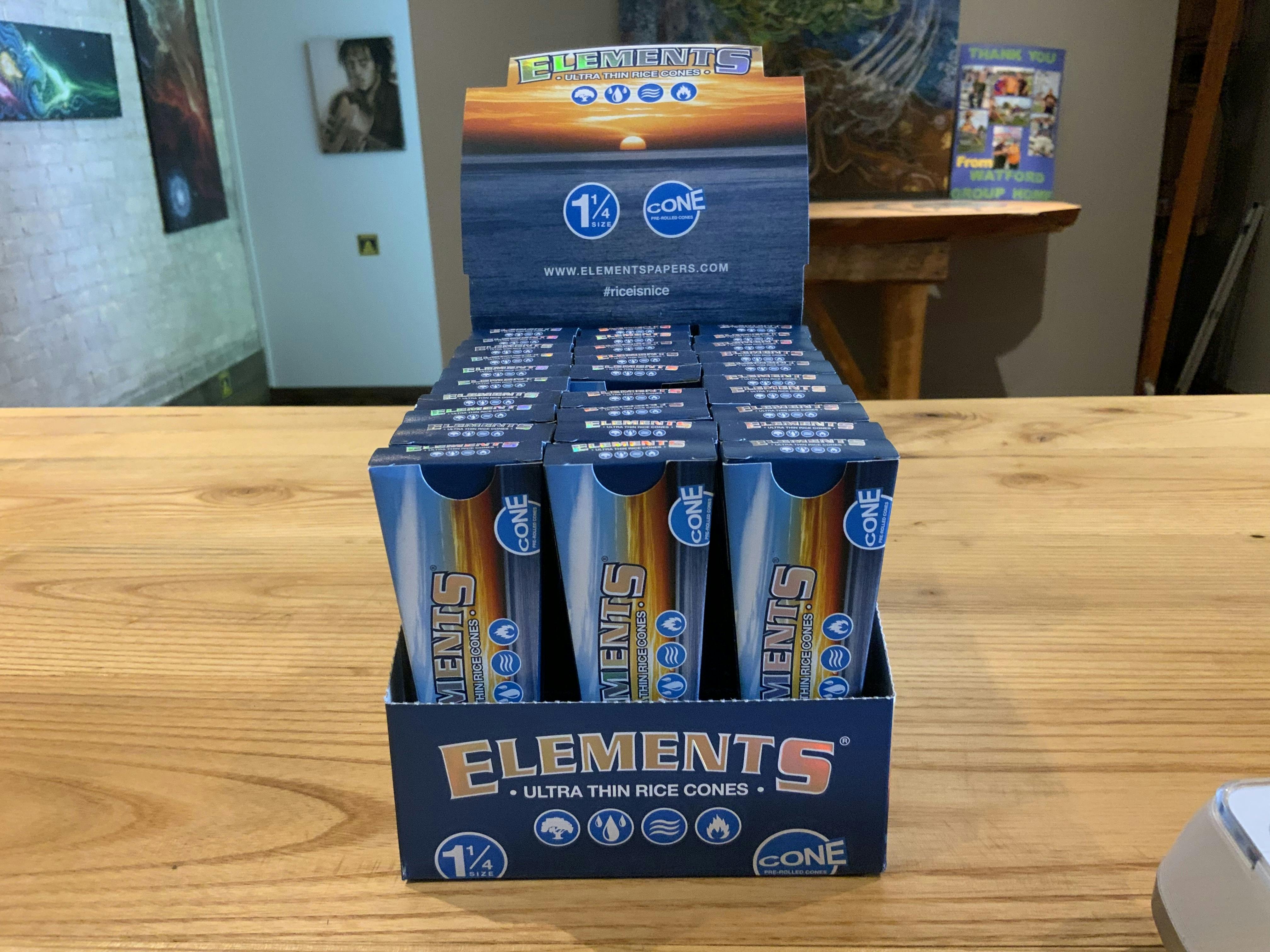 Element 1 1/4 Cone 6-pack - Elements Ultimate Thin Cones 6 pack
