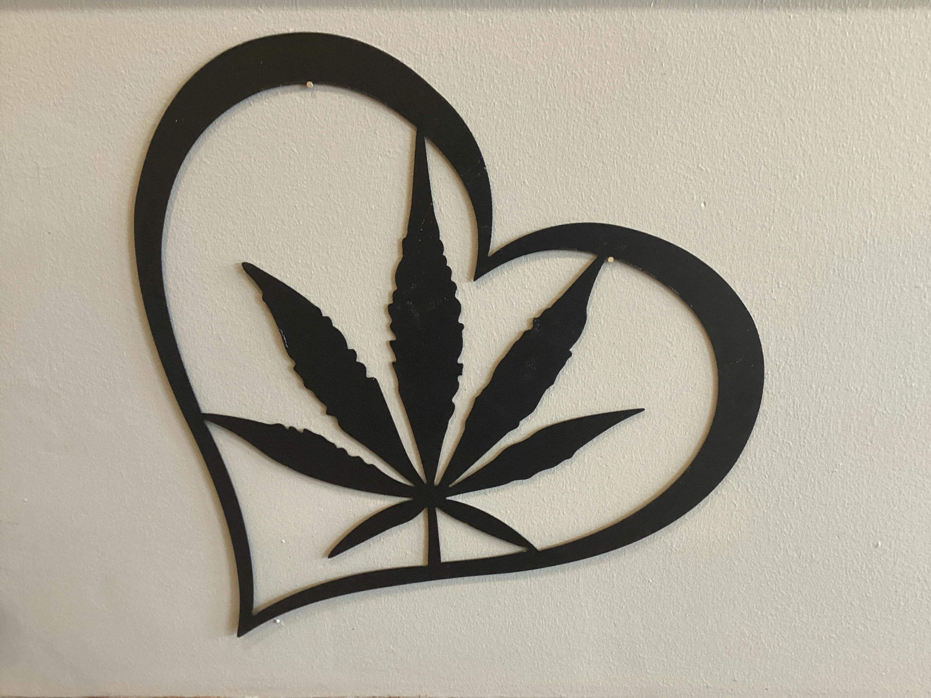 Love Cannabis sign - Love Cannabis