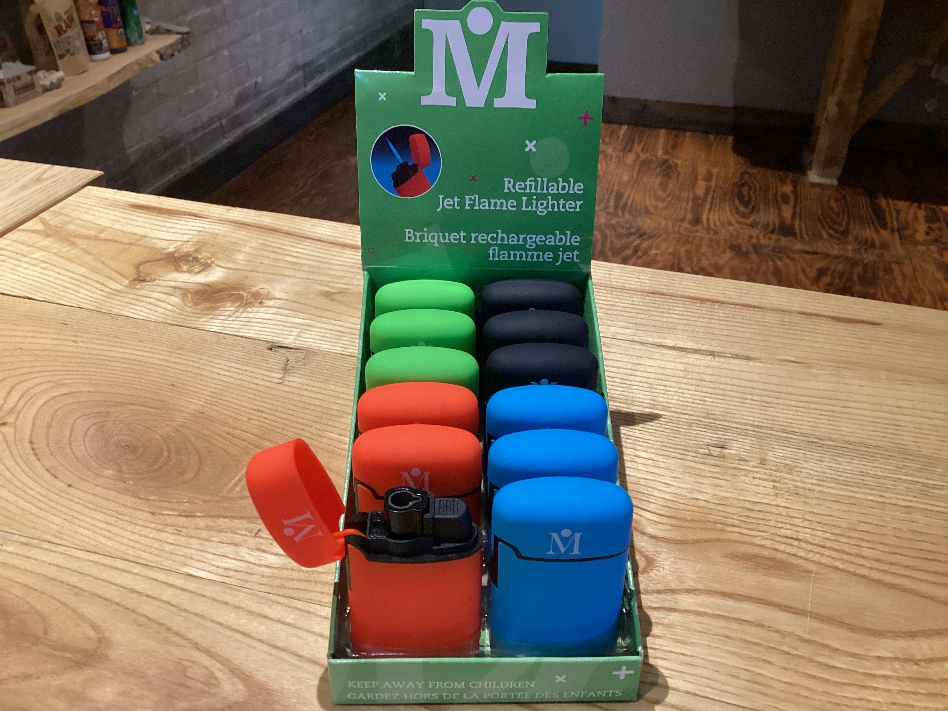 M Series Refillable Torch Lighter - M Series Refillable Torch Lighter