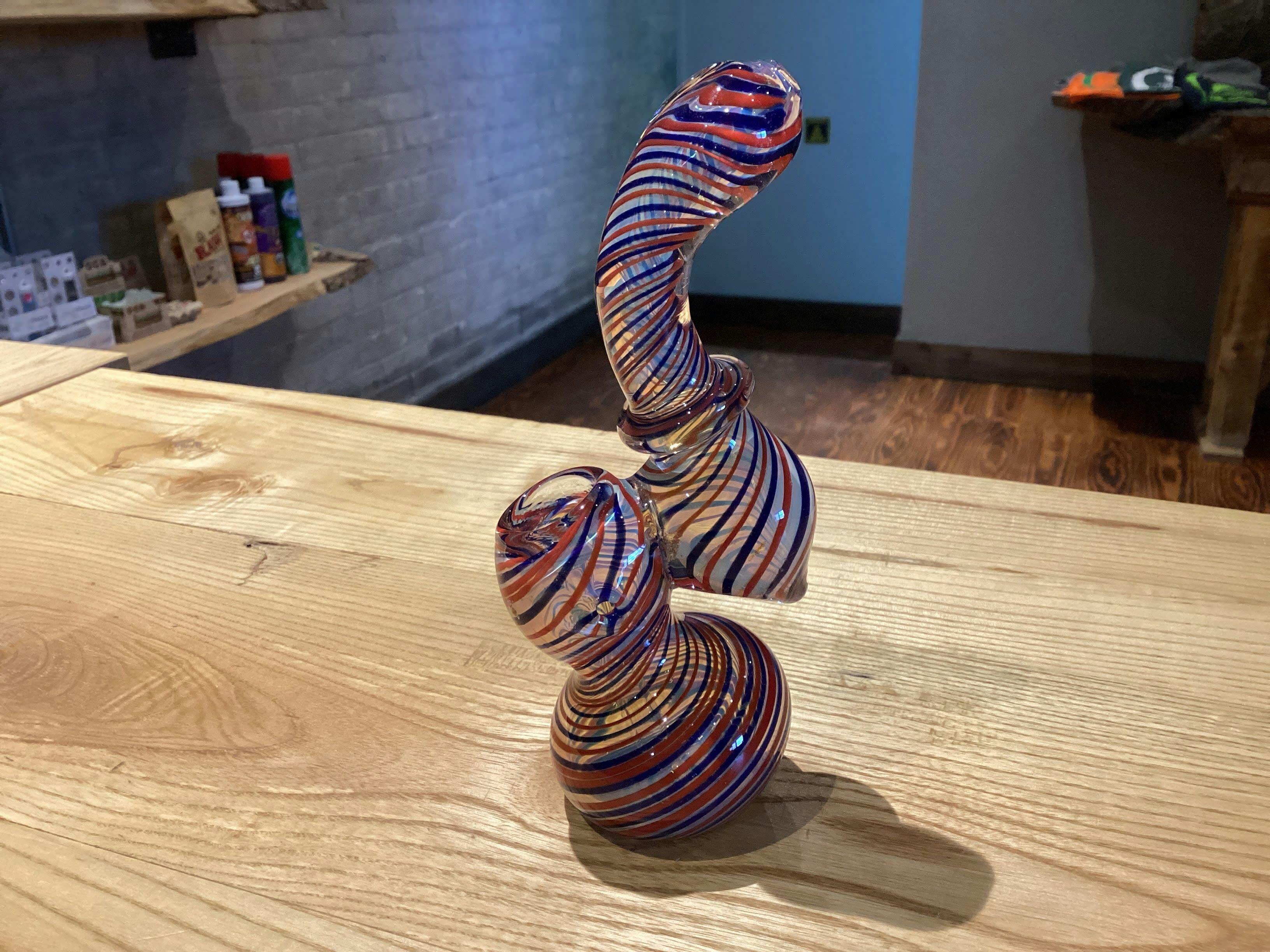 Glass Bubbler 6" Stand Up - Glass Bubbler 6" Stand Up