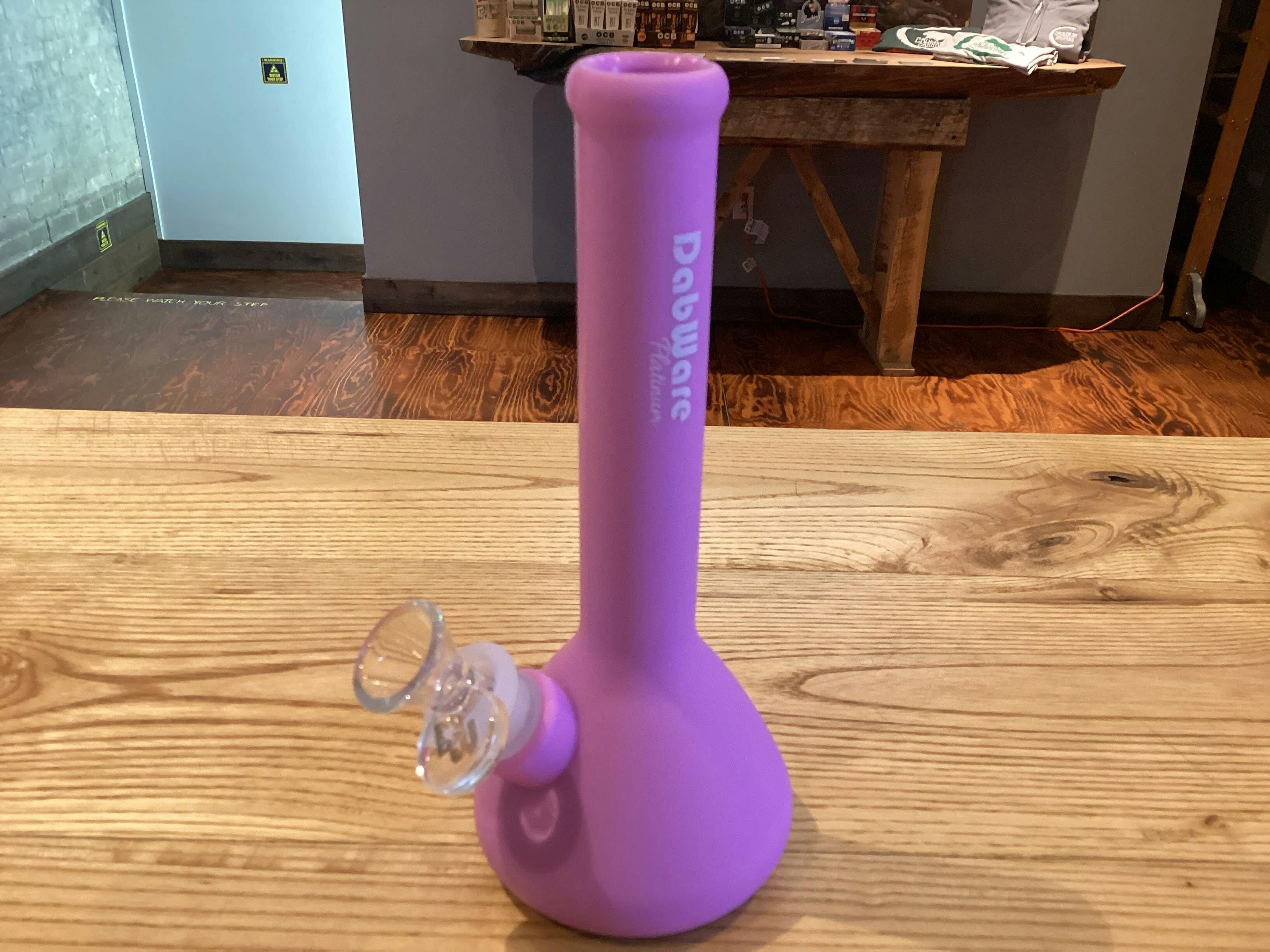 Silicone Bong Dabware Platinum 7.5" Beaker - Silicone Bong Dabware Platinum 7.5" Beaker
