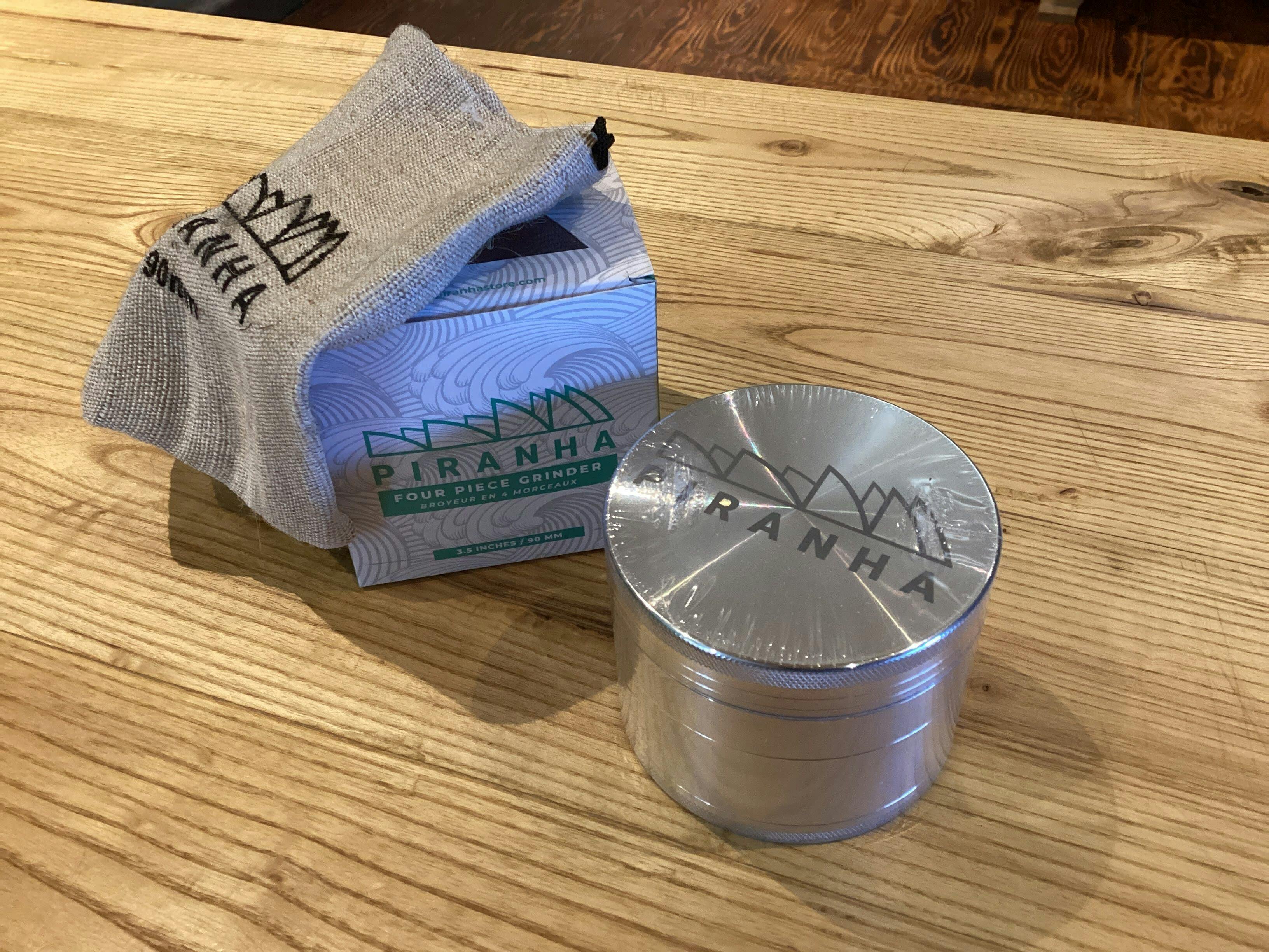Piranha Grinder 4 Piece 3.5" - Piranha Grinder 4 Piece 3.5"