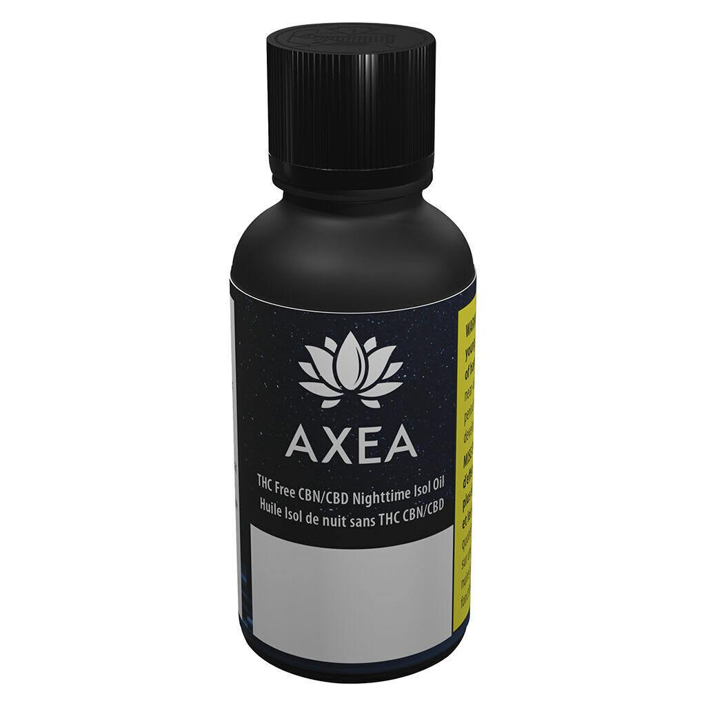 Axea Thc-Free Nighttime CBN/CBD Isolate - AXEA THC-Free Nighttime CBN/CBD Isolate Oil 30ml Oils