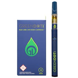 Green Dot | The Sweet Spot Blue Label | .5g Rosin Cart