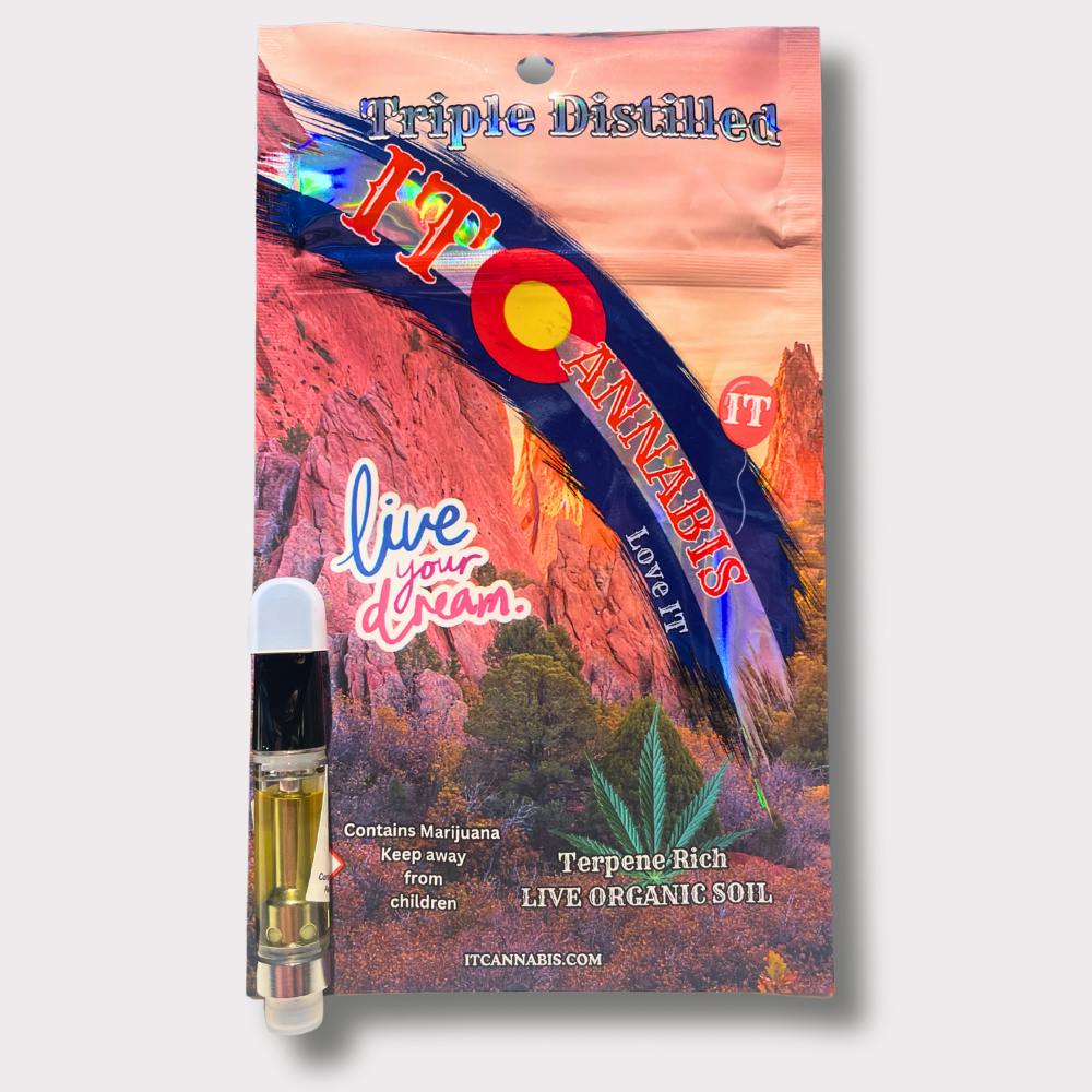 IT Cannabis | Tropicana Cookies #1 | 1g Live Resin Cartridge cannabis product