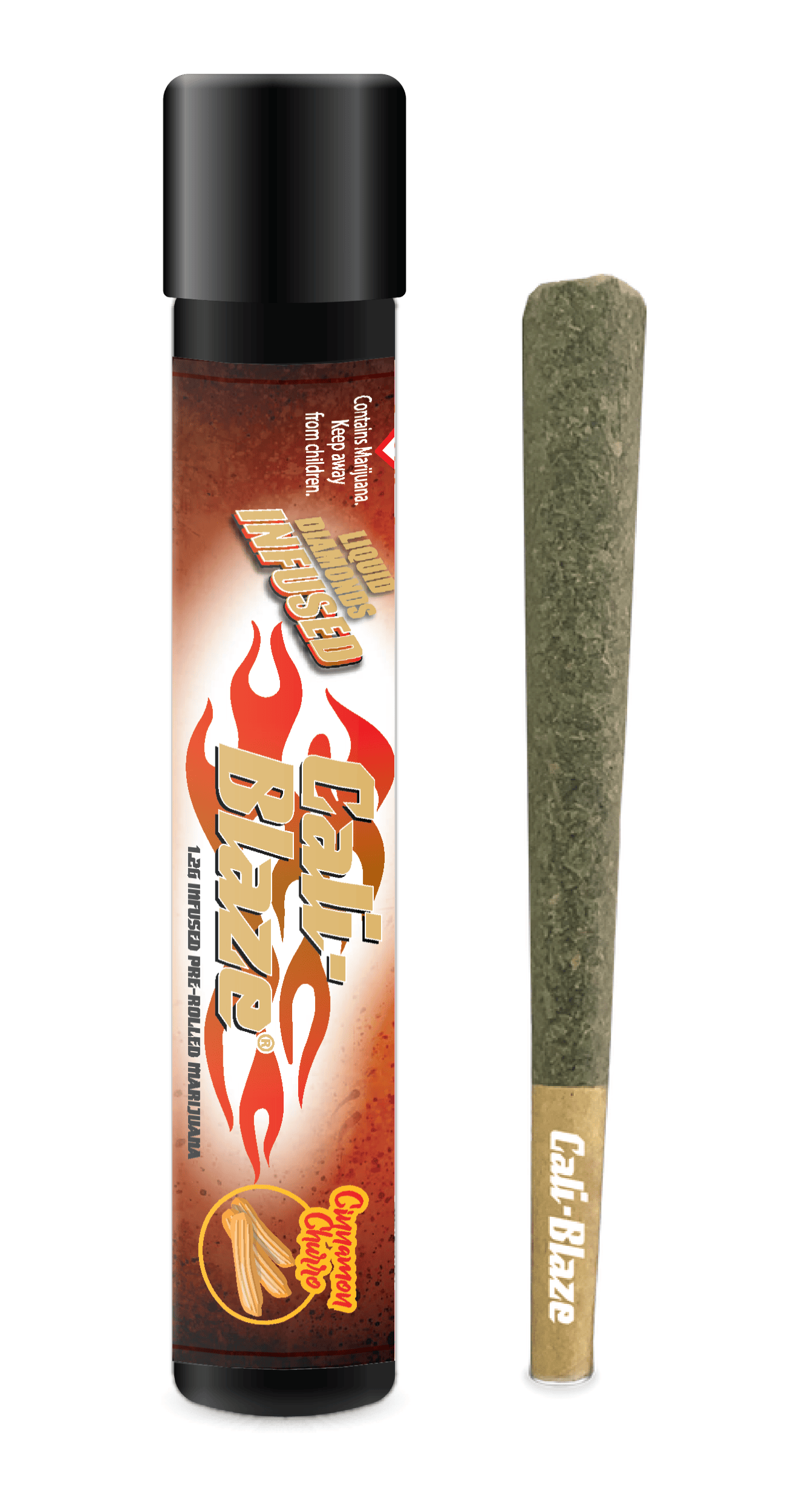 Cali Blaze | Hybrid | Cinnamon Churro | 1.2g Infused Pre-Roll